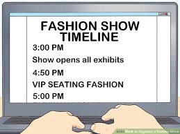 How To Organize A Fashion Show With Pictures Wikihow