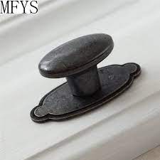Utopia alley steffi drop ring cabinet hardware, weathered nickel finish (3) Dresser Knob Drawer Pulls Handles Back Plate Kitchen Cabinet Door Knobs Vintage Style Rustic Oval Knob Antique Bronze Dresser Knobs Door Knobcabinet Door Knobs Aliexpress