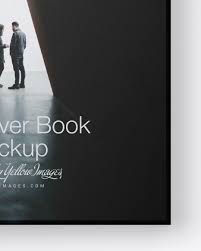 The biggest source of free photorealistic book mockups online! Hardcover Book W Matte Cover Mockup In Stationery Mockups On Yellow Images Object Mockups