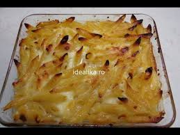 Fierbem pastele cu putina sare si 2 linguri ulei. Paste Cu Branza La Cuptor Youtube