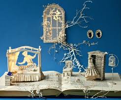 Cizgili Masallar The Fairytale Princess By Su Blackwell Book Sculpture Art Book Art