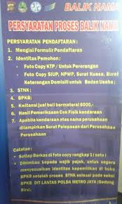 Cara tukar nama geran kereta & motosikal pemilik meninggal dunia. Cara Balik Nama Sepeda Motor Second Satu Wilayah Triyanto Banyumasan Blog S