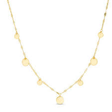 Save with one of our top kay jewelers coupons for august 2021: Disc Station Choker Necklace In 10k Gold 16 Zales
