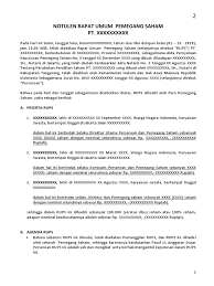 Pernahkah dengar istilah notulen rapat? Contoh Notulen Rapat Umum Pemegang Saham Rups