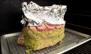 You've probably noticed by now that aluminum foil has two sides: Smoked Pork Crown Roast With A Garlic Herb Crust Hey Grill Hey