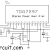 The tda7297 is a dual bridge amplifier specially. 1