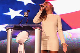 If naysayers still doubted beyonce's singing talents — even after her national anthem performance this week at a press conference — the singer proved she is an exceptional performer at the super. See I Can Sing Beyonce Limbers Up For Super Bowl By Belting Out National Anthem For Press London Evening Standard Evening Standard
