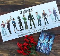 I Was Pleasantly Surprised To Find This Neat Renegades Character Poster When I Came Home From Work Yesterday This Is Book Lovers Marissa Meyer Books Renegade