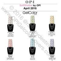 Opi Gel Color Chart 2016 Gel Colors Opi Nail Polish