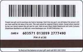 Valid at participating black angus steakhouse and cattle company steakhouse locations. Gift Card Black Angus Black Angus United States Of America Black Angus Col Us Black 002 050