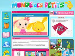 Un monde pour petits et grands. Site Pour Enfants Monde Des Petits Mondedespetits Fr