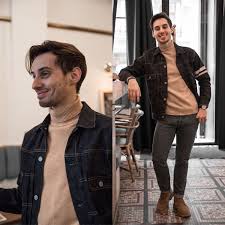 Comment Choisir Et Bien Porter Le Col Roule Tenue Decontractee Pour Homme Col Roule Veste En Denim