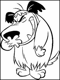 Keep your kids busy doing something fun and creative by printing out free coloring pages. Wacky Races 13 Printable Coloring Pages For Kids Pulgoso Caricatura Tatuajes De Dibujos Animados Como Dibujar Cosas