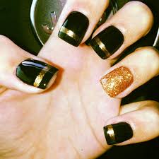 Black And Gold Nail Art Black And Gold Nail Designs 8 Gold Nails Black Nail Designs Gold Nail Designs