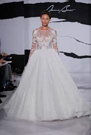 Dennis Basso For Kleinfeld Provides A Glamorous Take On Kate Middleton S Iconic Dress Replacing R Wedding Dresses Ball Gowns Wedding Wedding Dress Long Sleeve