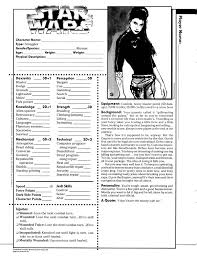 Downloadable star wars d20 character sheets. Rpg Spotlight West End Games Star Wars Bell Of Lost Souls