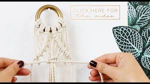 Cut 6 x 300 cm strands of 4 mm cord and place hope you enjoy making this diy macrame plant hanger, if you have any questions or comment be sure to leave them below! Diy Macrame Plant Hanger For Beginners Interior Ideas Jo Judy Youtube