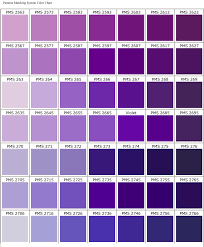 Purple Color Chart Color Chart Red Horse The Best Cloth