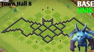 From coc kingdom with love. New Base Town Hall 8 Th8 Base Kelelawar 2020 Clash Of Clans Youtube