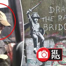 Banksy's take on monet's garden scene fetches £7.5m at auction; Banksy Pictured For First Time Street Artist Caught On Camera Near Latest Hull Artwork Daily Star