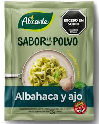 CALDO P/SABORIZAR ALICANTE ALBAHACA Y AJO