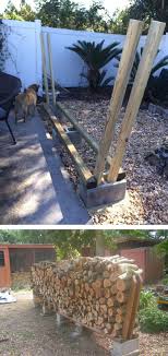 15 Simple Diy Outdoor Firewood Rack Ideas To Keep Your Wood Dry Outdoor Firewood Rack Diy Outdoor Firewood Storage Outdoor