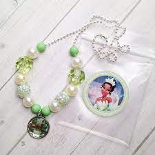 Send Your Party Guests Home With Their Own Little Bit Of Princess Sparkle New Princess Tiana Party Favor N Kids Bead Bracelet Kids Jewelry Little Girl Jewelry