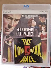 The Long Dark Hall Blu Ray Rex Harrison Lilli Palmer Brit Noir BFI Region B 
