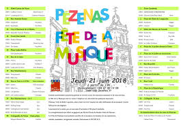 La fête de la musique aura lieu le 21 juin 2021. Pezenas Programme De La Fete De La Musique 2018 Herault Tribune