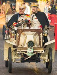 Austro Hungarian Styled At The Start Of The London To Brighton Annual Veteran Car Run Celebrating Motoring Emancipation Veteran Car London Tourism Austro Hungarian