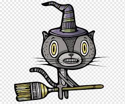 1012 halloween witch clip art images. Halloween Boszorkxe1ny Witchcraft Drawing Illustration Halloween Witch Cat Happy Halloween Hat Head Png Pngwing