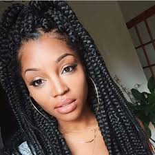 Singles Black And Blue Braids Awesome 55 Cool Single Braids Ideas Trendy Hairstyles For Young Generation Box Braids Hairstyles For Black Women Hair Styles Braids For Black Hair