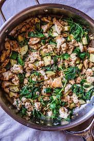 Zucchini And Ground Turkey Skillet The Roasted Root Ground Turkey And Zucchini Recipe Healthy Ground Turkey Clean Dinner Recipes