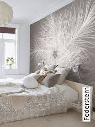 Fototapete Federstern Die Tapetenagentur Tapete Schlafzimmer Schlafzimmer Tapete Wandgestaltung Schlafzimmer