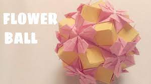 Origami Flower Ball Kusudama Ball Origami Easy Youtube This beautiful ball i dedicate to the family. origami flower ball kusudama ball origami easy