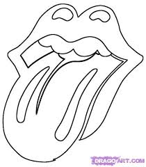 Trust us on this one: That Will Finish Off This Tutorial On How To Draw The Rolling Stones Lip Logo Small Canvas Art Lips Drawing Rolling Stones Logo