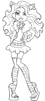 Clawdeen Wolf Is Photo Model Coloring Pages Monster High Coloring Pages Kidsdrawing Free Colori Coloring Pages Cartoon Coloring Pages Cute Coloring Pages