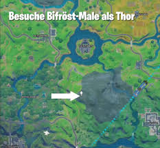 Setze als groot ein emoji bei einem denkmal der freundschaft 1. Fortnite Besuche Bifrost Male Als Thor Woche 1 S4
