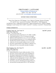 Writing a great nurse manager cover letter is an important step in your job search journey. Senior Nurse Supervisor Resume Example Free Download
