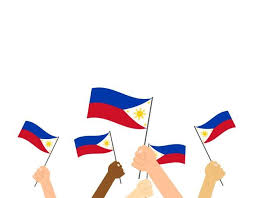 Vector Illustration Hands Holding Philippines Flags On White Background Philippine Flag Philippine Flag Wallpaper Filipino Art