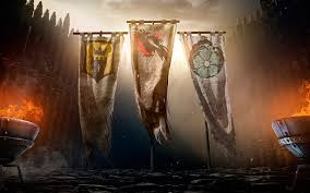 Alguns dos personagens presentes no pack. 5760x1080px Free Download Hd Wallpaper For Honor Flags Tournament Games Wallpaper Flare