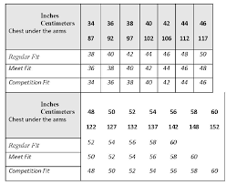 Shirt Suit Sizing