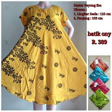 Check spelling or type a new query. Daster Payung Ibu R 389 Batik Ony Ibu Pola Lengan Pendek Bahan Rayon Adem Harga Murah Shopee Indonesia