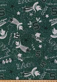 A few months later he was hooked and proceeded to knit and stitch himself a career. Ez Spun Knit Michigan State Spartans Jersey Knit Green White College Knit Fabric By The Yard
