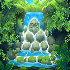 Mister Bumpy Waterfall On Behance Environment Concept Art Game Art Art