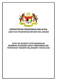 Borang pemarkahan pertandingan penyediaan hidangan sihat unit pemakanan klinik kesihatan seremban aspek penilaian marka markah kumpulan catata h 1 2 3 4 5 6 7 8 9 10 n penuh kad menu dan kad resepi 1. Kertas Konsep Pertandingan Membina Diorama Kraf Perkhemahan Peringkat Negeri Selangor Tahun 2020 Flip Ebook Pages 1 6 Anyflip Anyflip
