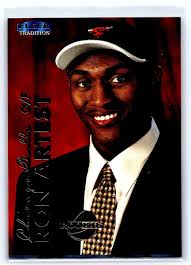 Ron Artest Basketball Chicago Bulls Sports Trading Cards & Accessories  Rookie for sale