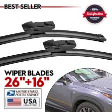 OEM Windshield 26&16 Bracketless Wiper Blades For Lexus NX300h 2015-2021  US | eBay