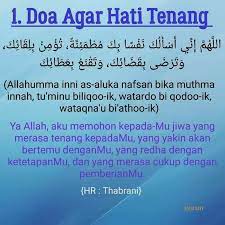 Doa Tenangkan Hati
