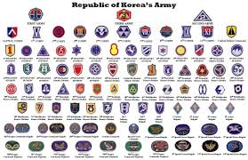 Rok Army Unit Insignia Army Badge Army Unit Patches Us Army Patches
